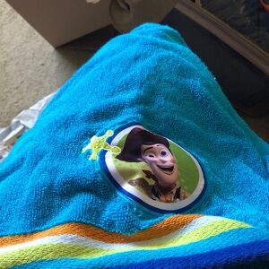 Blue Toys story hand towel